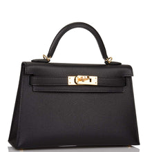 Load image into Gallery viewer, [NEW] Hermès Kelly Mini II 20 | Noir/Black, Epsom Leather, Gold Hardware
