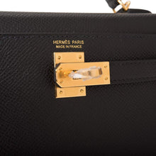 Muatkan imej ke dalam penonton Galeri, [NEW] Hermès Kelly Mini II 20 | Noir/Black, Epsom Leather, Gold Hardware
