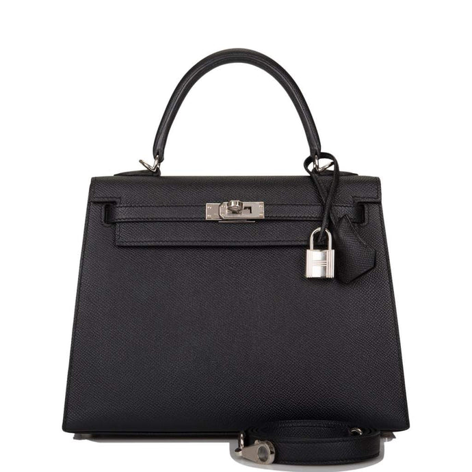[NEW] Hermès Kelly Sellier 25 | Noir, Epsom Leather, Palladium Hardware