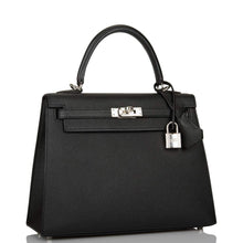 Load image into Gallery viewer, [NEW] Hermès Kelly Sellier 25 | Noir, Epsom Leather, Palladium Hardware
