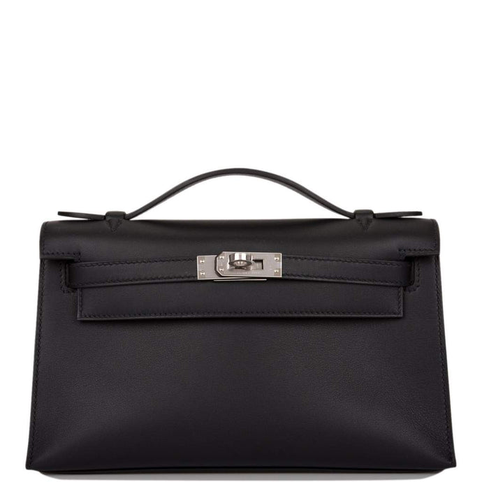 [NEW] Hermès Kellymini Mini, Pochette | Noir/Black, Swift Leather, Palladium Hardware