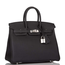 將圖片加載到圖庫查看器中， [New] Hermès Black Togo Birkin 25cm Palladium Hardware
