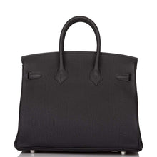將圖片加載到圖庫查看器中， [New] Hermès Black Togo Birkin 25cm Palladium Hardware
