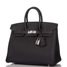 將圖片加載到圖庫查看器中， [New] Hermès Black Togo Birkin 25cm Palladium Hardware
