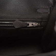 將圖片加載到圖庫查看器中， [New] Hermès Black Togo Birkin 25cm Palladium Hardware
