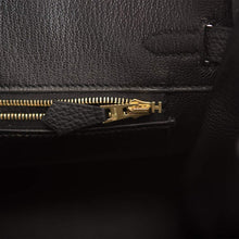将图片加载到图库查看器中， [New] Hermès Black Togo Birkin 25cm Rose Gold Hardware
