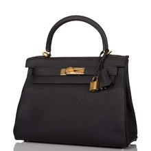 Load image into Gallery viewer, [NEW] Hermès Kelly Retourne 28 | Noir, Togo Leather, Gold Hardware
