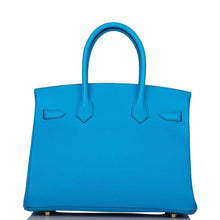 Muatkan imej ke dalam penonton Galeri, [New] Hermès Birkin 30 | Bleu Frida, Epsom Leather, Gold Hardware
