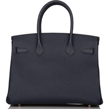 Load image into Gallery viewer, [New] Hermès Birkin 30 | Bleu Indigo, Epsom Leather, Rose Gold Hardware
