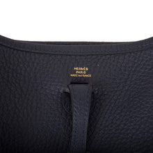 Load image into Gallery viewer, [New] Hermès Bleu Nuit Clemence Evelyne TPM Bag Gold Hardware
