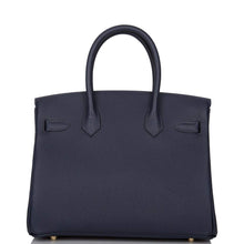 Load image into Gallery viewer, [New] Hermès Birkin 30 | Bleu Nuit, Togo Leather Gold Hardware
