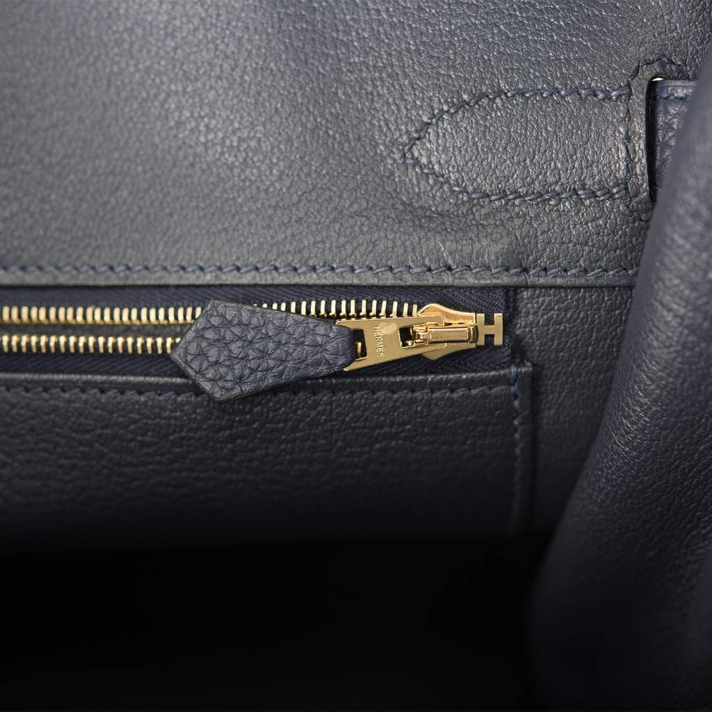 New] Hermès Birkin 30  Bleu Nuit, Togo Leather Gold Hardware – The Super  Rich Concierge Malaysia