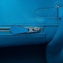 Muatkan imej ke dalam penonton Galeri, [New] Hermès Birkin 30 | Bleu Frida, Epsom Leather, Palladium Hardware
