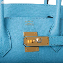 Load image into Gallery viewer, [New] Hermès Birkin 30 | Celeste, Epsom Leather, Gold Hardware

