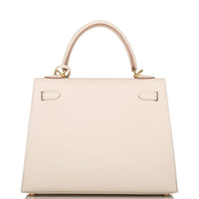 Load image into Gallery viewer, [NEW] Hermès Kelly Sellier 25 | Craie, Epsom Leather, Gold Hardware
