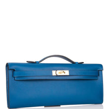 Load image into Gallery viewer, [New] Hermès Kelly Cut | Deep Blue, Swift Leather, Gold Hardware
