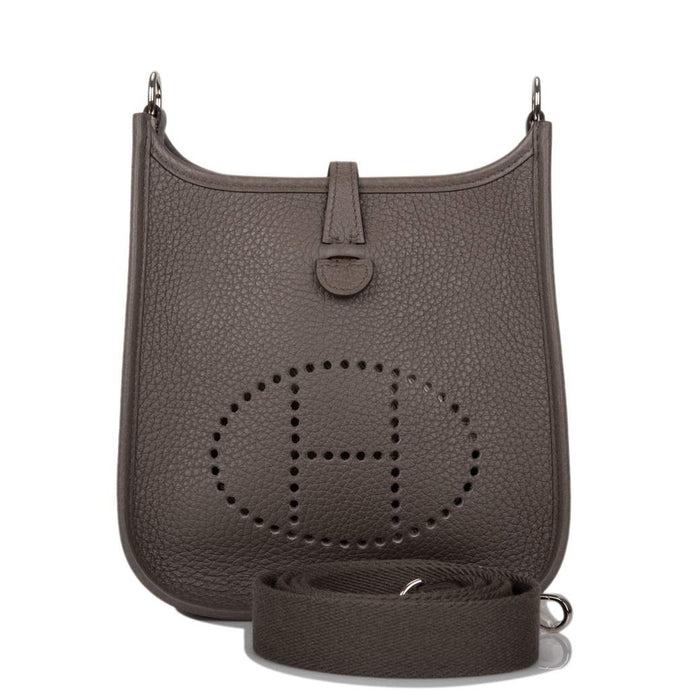 [New] Hermès Etain Clemence Evelyne TPM Bag Palladium Hardware