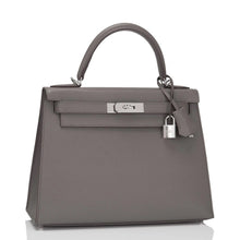 Load image into Gallery viewer, [NEW] Hermès Kelly Sellier 28 | Etain, Epsom Leather, Palladium Hardware
