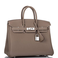 將圖片加載到圖庫查看器中， [New] Hermès Etoupe Togo Birkin 25cm Palladium Hardware
