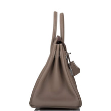 將圖片加載到圖庫查看器中， [New] Hermès Etoupe Togo Birkin 25cm Palladium Hardware
