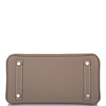 將圖片加載到圖庫查看器中， [New] Hermès Etoupe Togo Birkin 25cm Palladium Hardware
