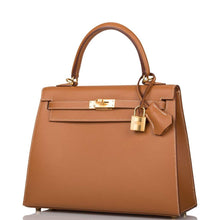 Muatkan imej ke dalam penonton Galeri, [NEW] Hermès Kelly Sellier 25 | Gold, Epsom Leather, Gold Hardware
