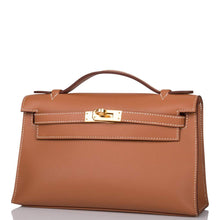 Load image into Gallery viewer, [NEW] Hermès Kellymini Mini, Pochette | Gold, Swift Leather, Gold Hardware

