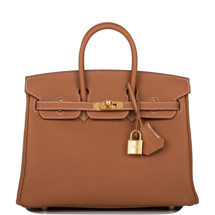 [New] Hermès Gold Togo Birkin 25cm Gold Hardware