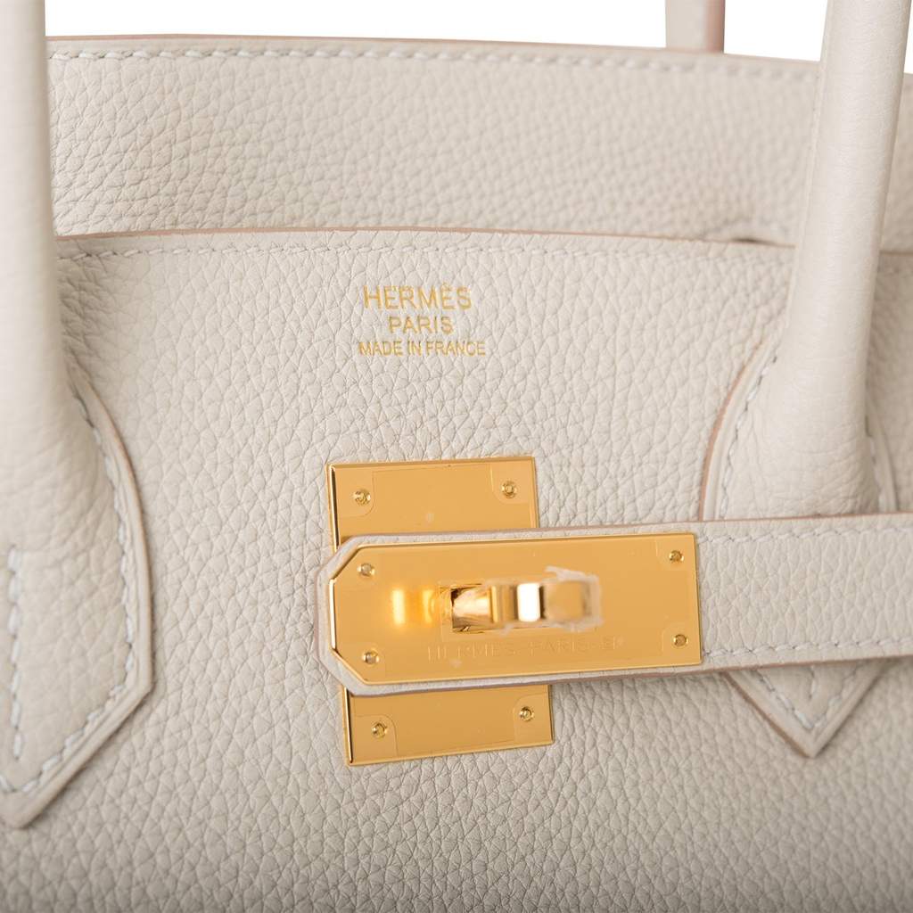 Hermès Birkin 30 Gris Perle Togo With Gold Hardware - AG Concierge Fzco