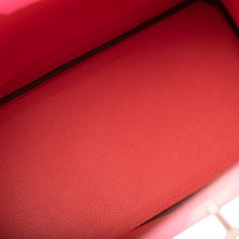 Muatkan imej ke dalam penonton Galeri, [New] Hermès Birkin 30 Horseshoe Stamp (HSS) | Bi-Color Rose Azalee and Feu, Epsom Leather, Permabrass Hardware
