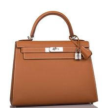 Load image into Gallery viewer, [NEW] Hermès Kelly Sellier 28 | Gold. Epsom Leather, Palladium Hardware
