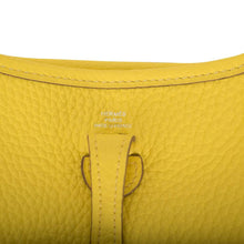Load image into Gallery viewer, [New] Hermès Lime Clemence Evelyne TPM Bag Palladium Hardware
