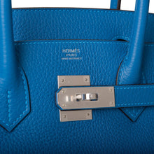 Muatkan imej ke dalam penonton Galeri, [New] Hermès Birkin 30 | Mykonos, Clemence Leather, Palladium Hardware
