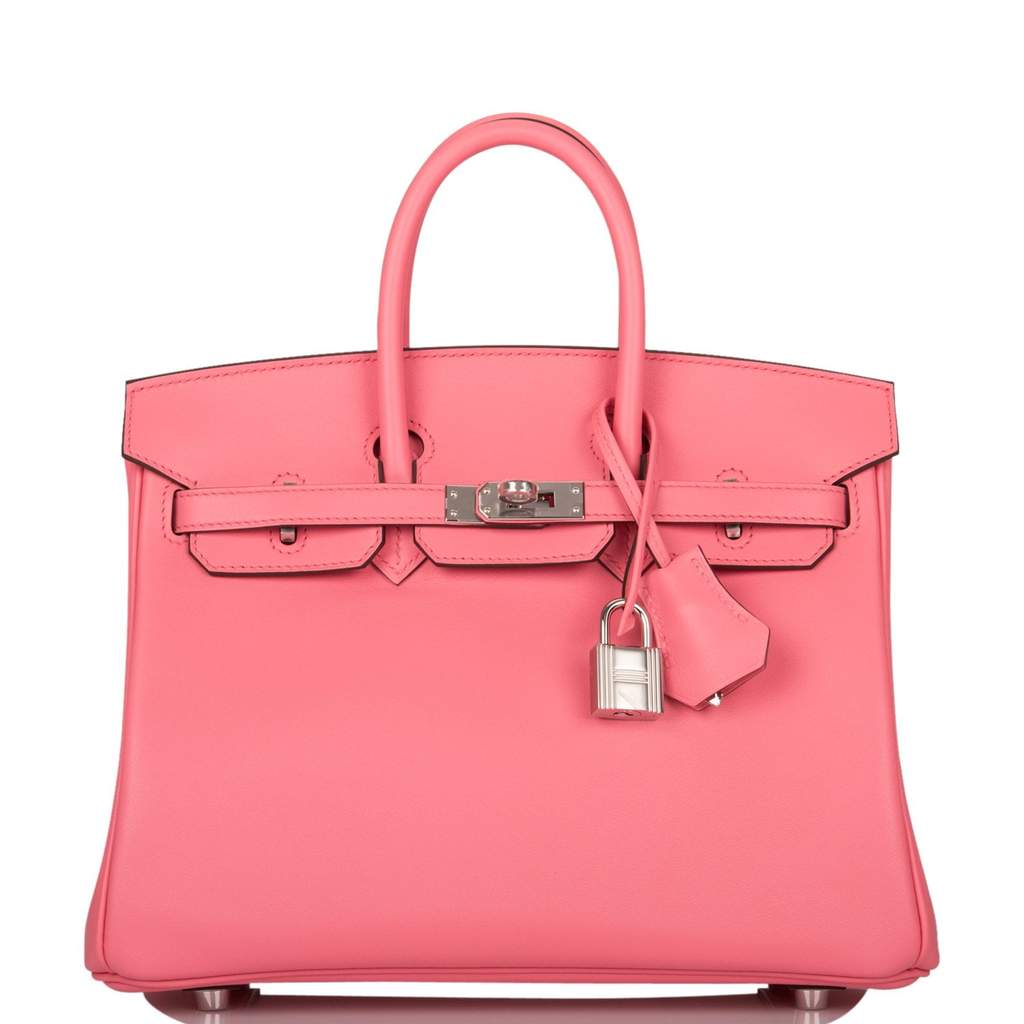 [New] Hermès Rose D'Ete Swift Birkin 25cm Palladium Hardware