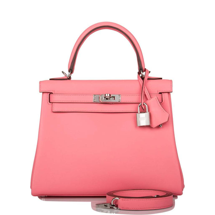 [NEW] Hermès Kelly Retourne 25 | Rose D'ete, Swift Leather, Palladium Hardware