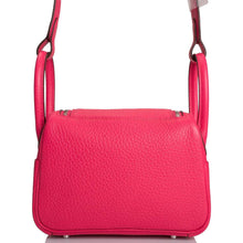 Load image into Gallery viewer, [New] Hermès Lindy Mini 20 | Rose Extreme, Taurillon Clemence Leather, Palladium Hardware

