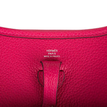 Load image into Gallery viewer, [New] Hermès Rose Mexico Clemence Evelyne TPM Bag Palladium Hardware
