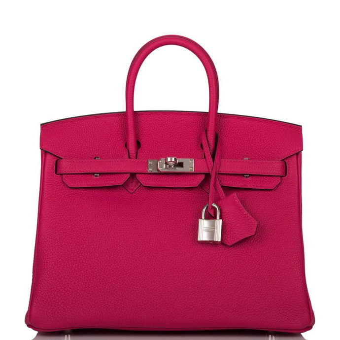 [New] Hermès Rose Mexico Togo Birkin 25cm Palladium Hardware