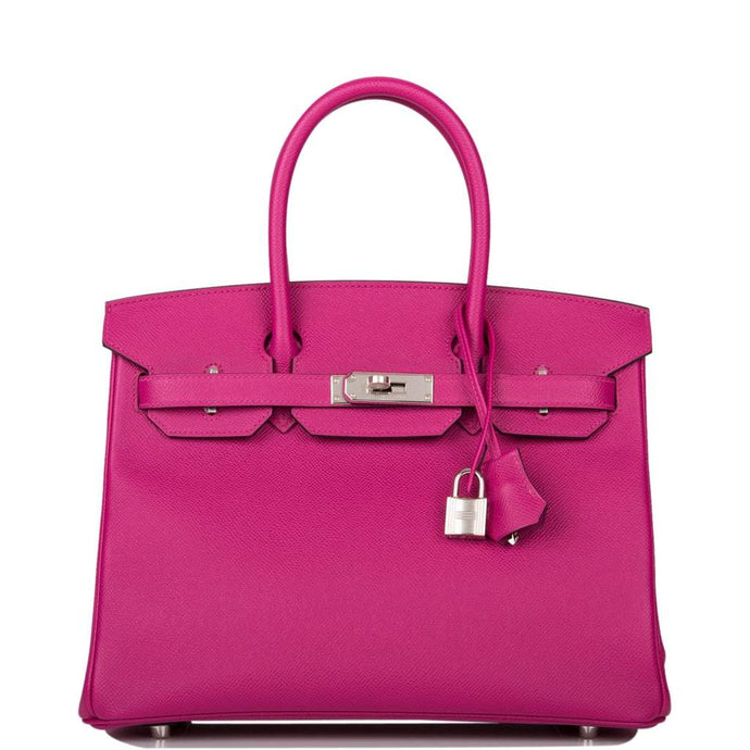 [New] Hermès Birkin 30 | Rose Pourpre, Epsom Leather, Palladium Hardware