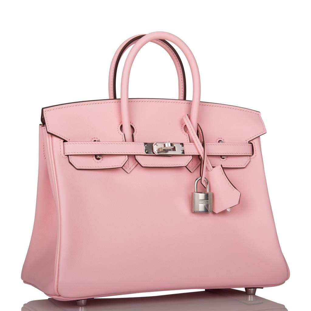 Hermes Rose Sakura Birkin 25 Pink Bag