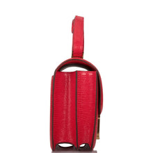 Load image into Gallery viewer, [New] Hermès Constance 24 | Rouge Exotique, Lizard Niloticus, Gold Hardware
