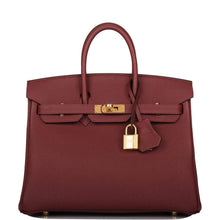 Load image into Gallery viewer, [Pre-owned] Hermès Rouge H Togo Birkin 25cm Gold Hardware
