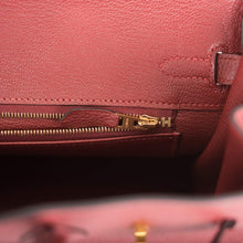 將圖片加載到圖庫查看器中， [Pre-owned] Hermès Rouge H Togo Birkin 25cm Gold Hardware
