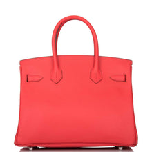 将图片加载到图库查看器中， [New] Hermès Birkin 30 | Rouge de Coeur, Epsom Leather, Palladium Hardware
