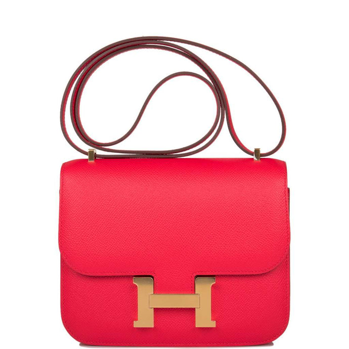 [New] Hermès Constance 18 | Rouge de Coeur, Epsom Leather, Gold Hardware