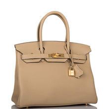 Load image into Gallery viewer, [New] Hermès Birkin 30 | Trench, Clemence Leather, Gold Hardware
