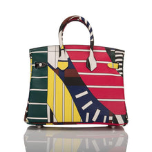 Load image into Gallery viewer, [New] Hermès &quot;One Two Three and Away We Go&quot; Limited Edition Birkin 25cm Palladium Hardware
