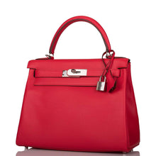 Load image into Gallery viewer, [NEW] Hermès Kelly Retourne 28 | Rouge Coeur, Togo Leather, Palladium Hardware
