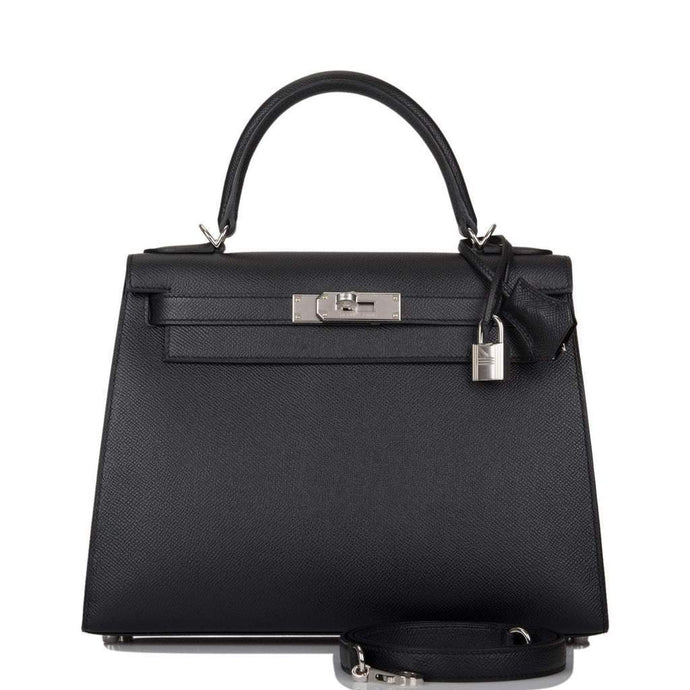 [NEW] Hermès Kelly Sellier 28 | Noir, Epsom Leather, Palladium Hardware