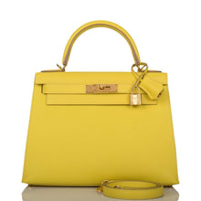 Load image into Gallery viewer, [NEW] Hermès Kelly Sellier 28 | Soufre, Epsom Leather, Gold Hardware
